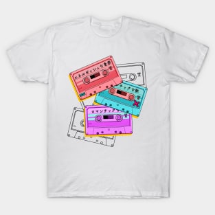 Casette tapes (for light background) T-Shirt